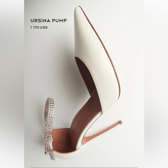 Amina Muaddi Ursina Heels - white - Picture 1 of 16